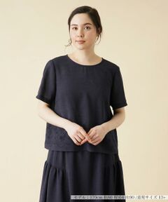 ＊＊Leilian PLUS HOUSE__ / レリアンプラスハウス シャツ・ブラウス | フラワー刺繍ブラウス