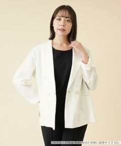 ＊＊Leilian PLUS HOUSE__ / レリアンプラスハウス テーラードジャケット | ダブルブレストジャケット