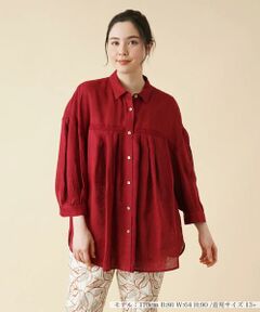 ＊＊Leilian PLUS HOUSE__ / レリアンプラスハウス シャツ・ブラウス | 七分袖ブラウス