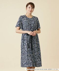 洗えるオリジナルプリントワンピース