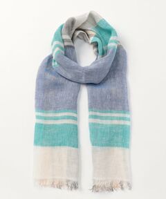 ＊＊Leilian PLUS HOUSE__ / レリアンプラスハウス マフラー・ショール・スヌード・ストール | マルチ―ボーダー柄ストール