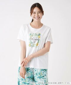 ＊＊Leilian PLUS HOUSE__ / レリアンプラスハウス カットソー | プリントTシャツ
