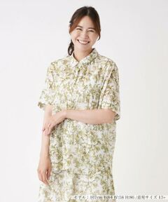 ＊＊Leilian PLUS HOUSE__ / レリアンプラスハウス シャツ・ブラウス | フラワー柄ブラウス