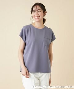 ＊＊Leilian PLUS HOUSE__ / レリアンプラスハウス カットソー | フレンチスリーブカットソー