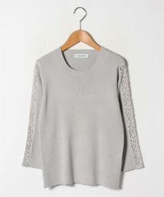 ＊＊Leilian PLUS HOUSE__ / レリアンプラスハウス ニット・セーター | レース袖リブニット