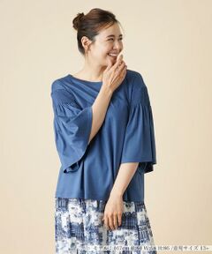 ＊＊Leilian PLUS HOUSE__ / レリアンプラスハウス カットソー | フレアスリーブカットソー