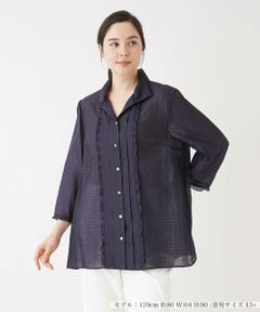 ＊＊Leilian PLUS HOUSE__ / レリアンプラスハウス シャツ・ブラウス | シアーブラウス