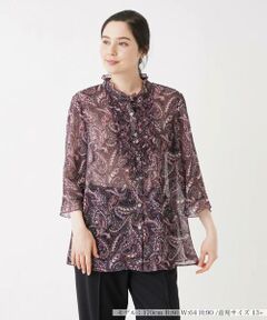 ＊＊Leilian PLUS HOUSE__ / レリアンプラスハウス シャツ・ブラウス | ペイズリーブラウス