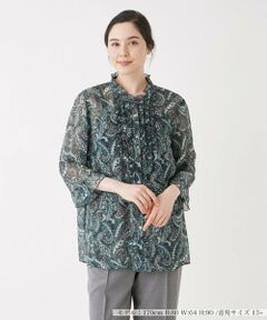 ＊＊Leilian PLUS HOUSE__ / レリアンプラスハウス シャツ・ブラウス | ペイズリーブラウス