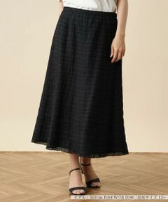 ＊＊Leilian PLUS HOUSE__ / レリアンプラスハウス ミニ・ひざ丈スカート | 刺繍フレアスカート