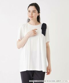 ＊＊Leilian PLUS HOUSE__ / レリアンプラスハウス カットソー | リボンカットソー