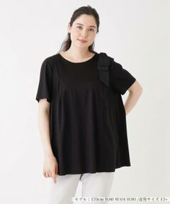 ＊＊Leilian PLUS HOUSE__ / レリアンプラスハウス カットソー | リボンカットソー