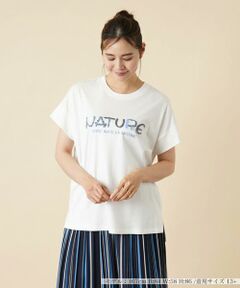 ＊＊Leilian PLUS HOUSE__ / レリアンプラスハウス カットソー | ロゴTシャツ