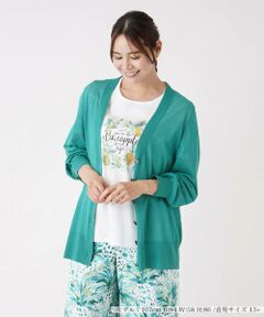 ＊＊Leilian PLUS HOUSE__ / レリアンプラスハウス カーディガン・ボレロ | Vネックカーディガン