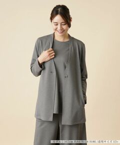 ＊＊Leilian PLUS HOUSE__ / レリアンプラスハウス ノーカラージャケット | ノーカラージャケット