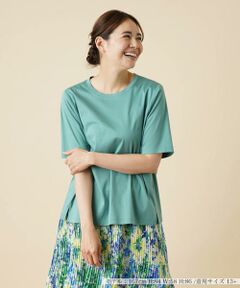 ＊＊Leilian PLUS HOUSE__ / レリアンプラスハウス カットソー | 五分袖Tシャツ