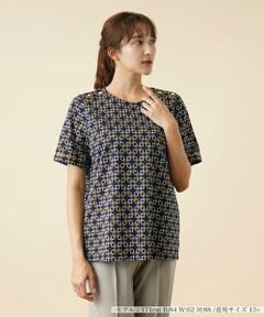 ＊＊Leilian PLUS HOUSE__ / レリアンプラスハウス カットソー | プリントカットソー