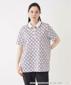 ＊＊Leilian PLUS HOUSE__ / レリアンプラスハウス ポロシャツ | プリントポロシャツ