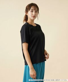 ＊＊Leilian PLUS HOUSE__ / レリアンプラスハウス カットソー | 刺繍切替カットソー