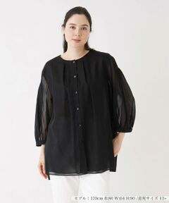 ＊＊Leilian PLUS HOUSE__ / レリアンプラスハウス シャツ・ブラウス | シアーブラウス