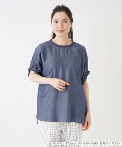 ＊＊Leilian PLUS HOUSE__ / レリアンプラスハウス シャツ・ブラウス | ギャザースリーブブラウス