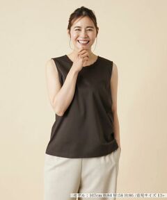 ＊＊Leilian PLUS HOUSE__ / レリアンプラスハウス カットソー | ノースリーブカットソー