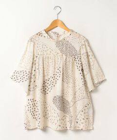 ＊＊Leilian PLUS HOUSE__ / レリアンプラスハウス シャツ・ブラウス | ペイズリーハイネックブラウス