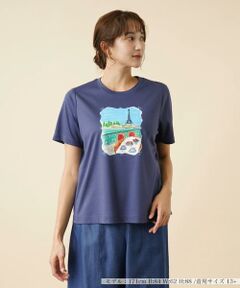 ＊＊Leilian PLUS HOUSE__ / レリアンプラスハウス カットソー | 刺繍プリントTシャツ