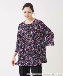 ＊＊Leilian PLUS HOUSE__ / レリアンプラスハウス カットソー | プリントカットソー