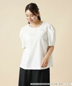 ＊＊Leilian PLUS HOUSE__ / レリアンプラスハウス シャツ・ブラウス | ボタニカルモチーフブラウス