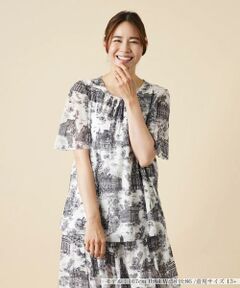 ＊＊Leilian PLUS HOUSE__ / レリアンプラスハウス カットソー | プリントカットソー