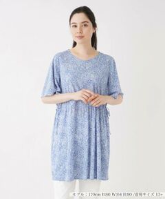 ＊＊Leilian PLUS HOUSE__ / レリアンプラスハウス カットソー | ペイズリー柄チュニックカットソー