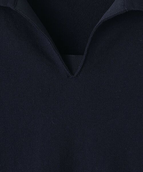 L'EQUIPE / レキップ ニット・セーター | コットンカシミヤ衿付きニットプルオーバー | 詳細6