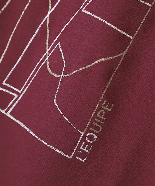 L'EQUIPE / レキップ Tシャツ | アートグリッタープリントTシャツ | 詳細5