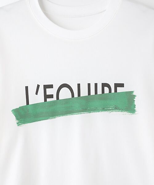 L'EQUIPE / レキップ Tシャツ | ブラッシングプリントTシャツ | 詳細4