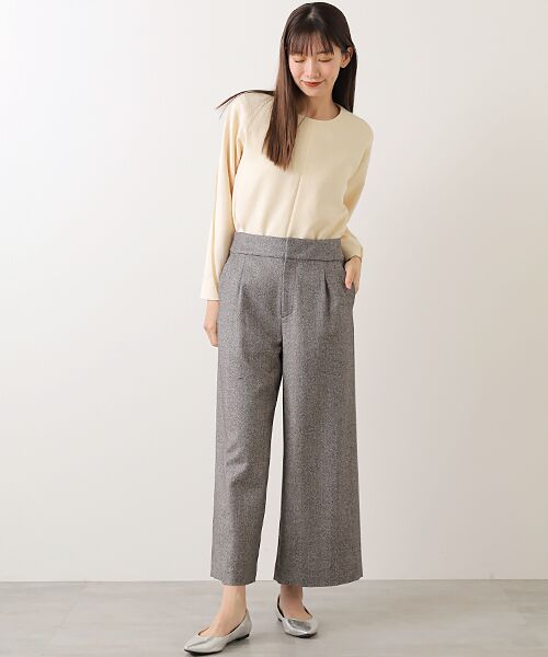 L'EQUIPE / レキップ その他パンツ | ヘリンボーンツイードパンツ | 詳細10