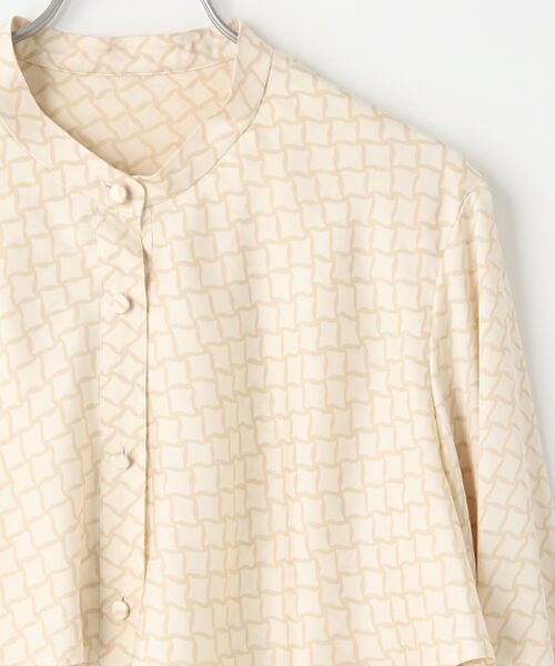 L'EQUIPE / レキップ シャツ・ブラウス | ダイヤ柄プリントブラウス | 詳細2