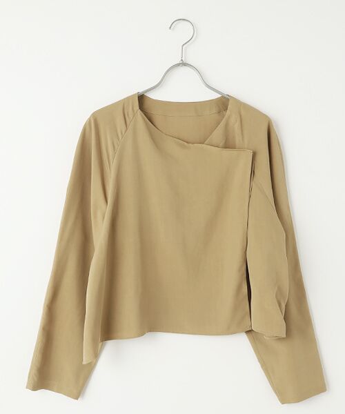 L'EQUIPE/レキップ ビンテージソフトブラウス ベージュ 40 L'EQUIPE/レキップ ビンテージソフトブラウス ベージュ 40