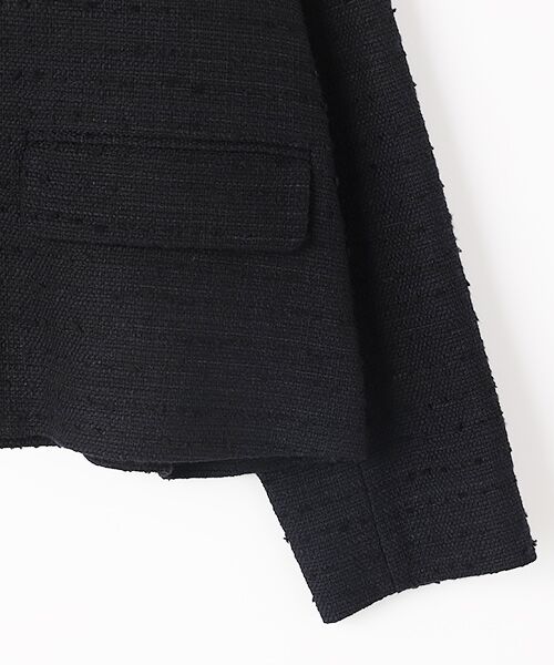 L'EQUIPE / レキップ その他アウター | スラブツイードノーカラージャケット | 詳細3