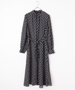 L'EQUIPE / レキップ ロング・マキシ丈ワンピース | スクエアドットプリントワンピース