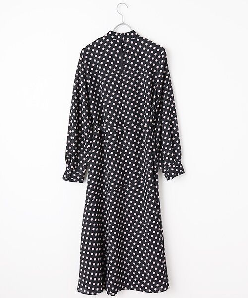 L'EQUIPE / レキップ ロング・マキシ丈ワンピース | スクエアドットプリントワンピース | 詳細1