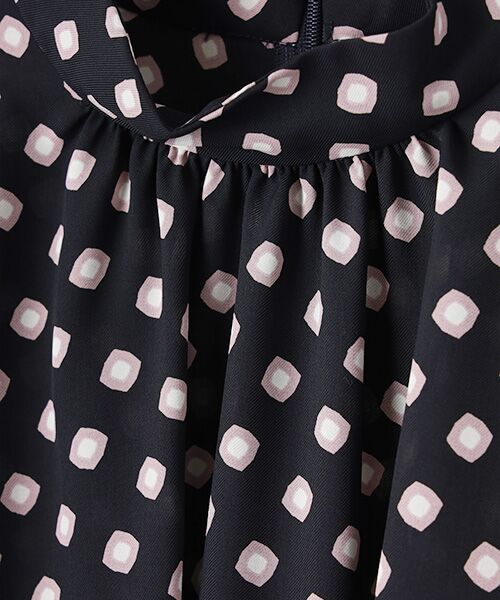 L'EQUIPE / レキップ ロング・マキシ丈ワンピース | スクエアドットプリントワンピース | 詳細9