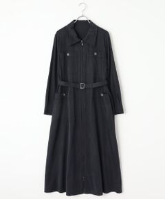楽天市場】デニムワンピース 長袖 デニム ワンピース 大きい