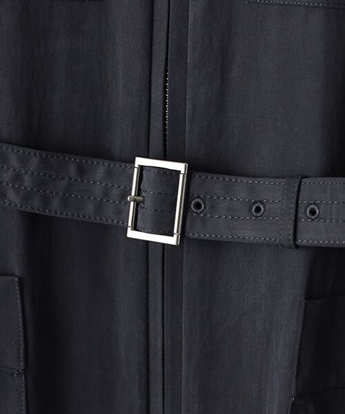 L'EQUIPE / レキップ ロング・マキシ丈ワンピース | キュプラナイロンピーチシャツワンピース | 詳細7