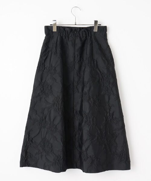 L'EQUIPE / レキップ ロング・マキシ丈スカート | フラワージャガードスカート | 詳細1