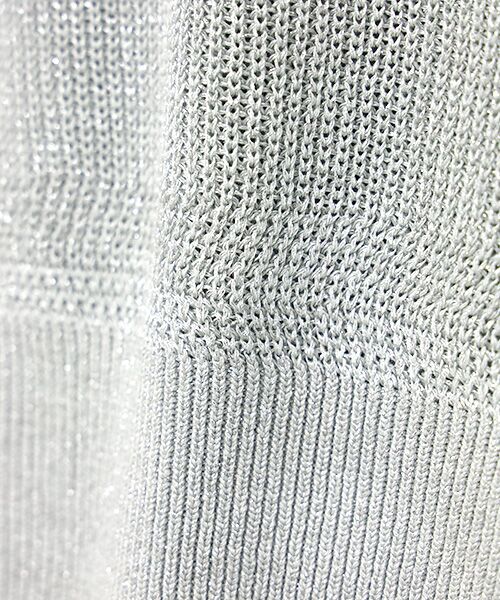 L'EQUIPE / レキップ ニット・セーター | ラメハーフZIPニット | 詳細1