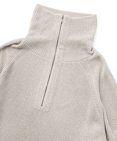 L'EQUIPE / レキップ ニット・セーター | ラメハーフZIPニット | 詳細6