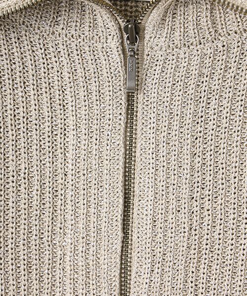 L'EQUIPE / レキップ ニット・セーター | ラメハーフZIPニット | 詳細7