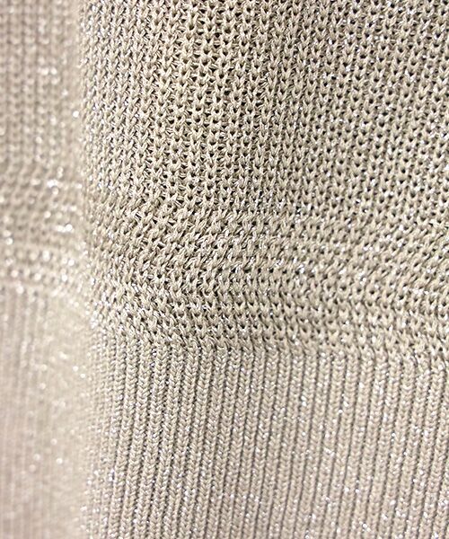 L'EQUIPE / レキップ ニット・セーター | ラメハーフZIPニット | 詳細8