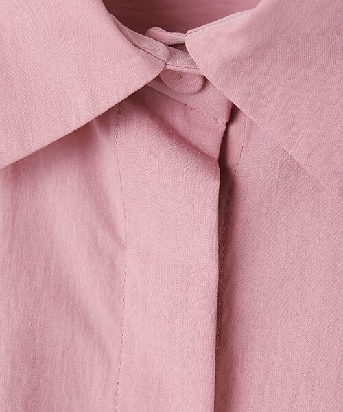 L'EQUIPE / レキップ シャツ・ブラウス | コットンナイロンダンプシャツブラウス | 詳細1